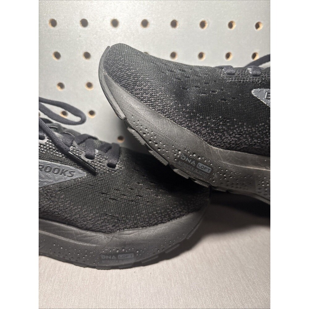 Brooks Ghost 16 Womens Size 6 Triple Black Running Shoes Sneakers 1204071B020 - Picture 9 of 14
